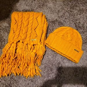 Michael Kors scarf and hat